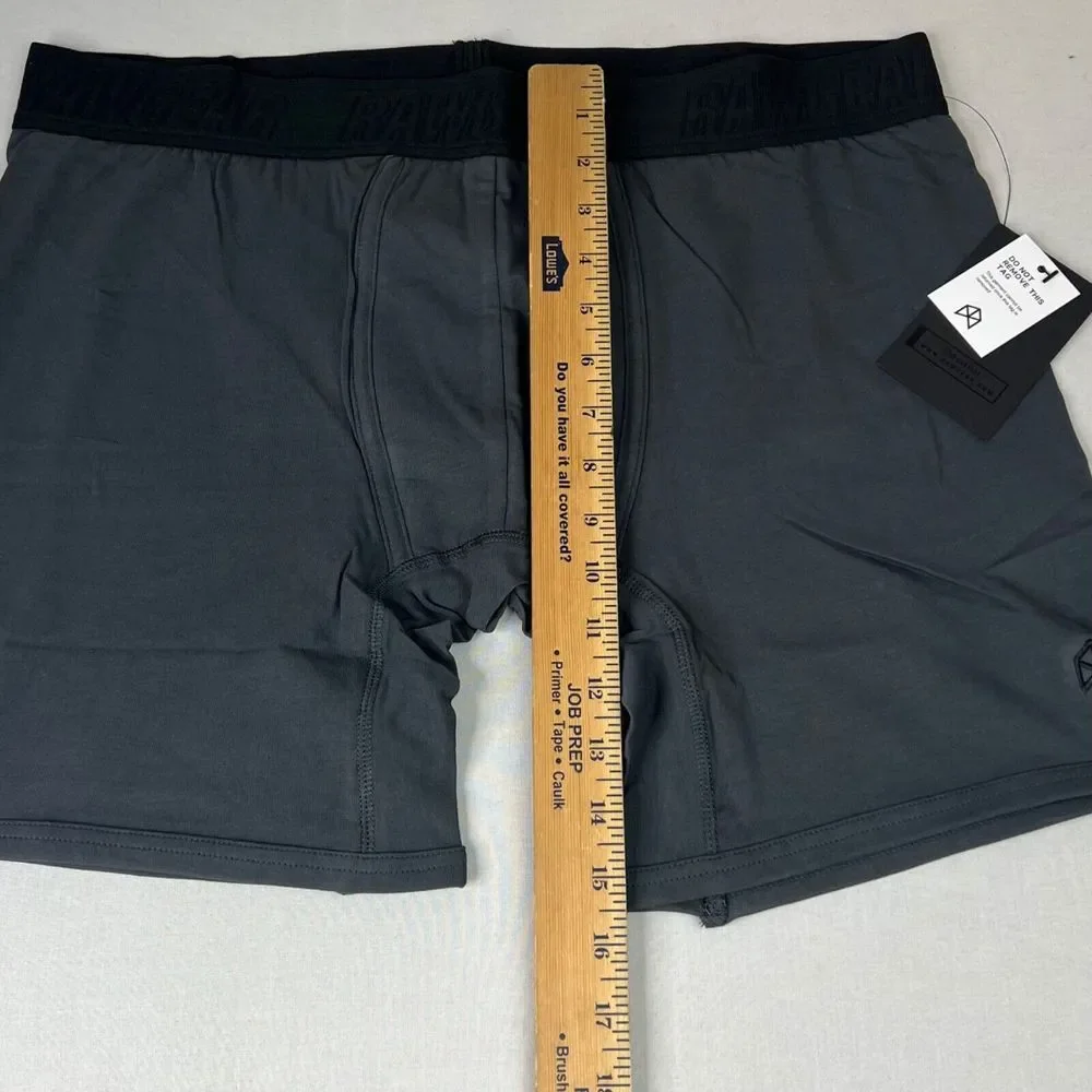 RAW‎ GEAR Mens Comfort Boxer Brief Black Sz XL NEW with Tag in Package